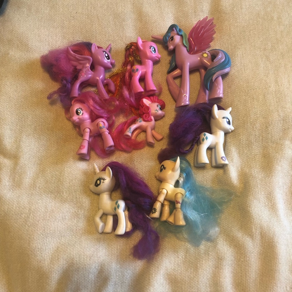 Lot of 8 My Little Ponies
